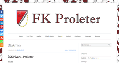 Desktop Screenshot of fkproleter.rs